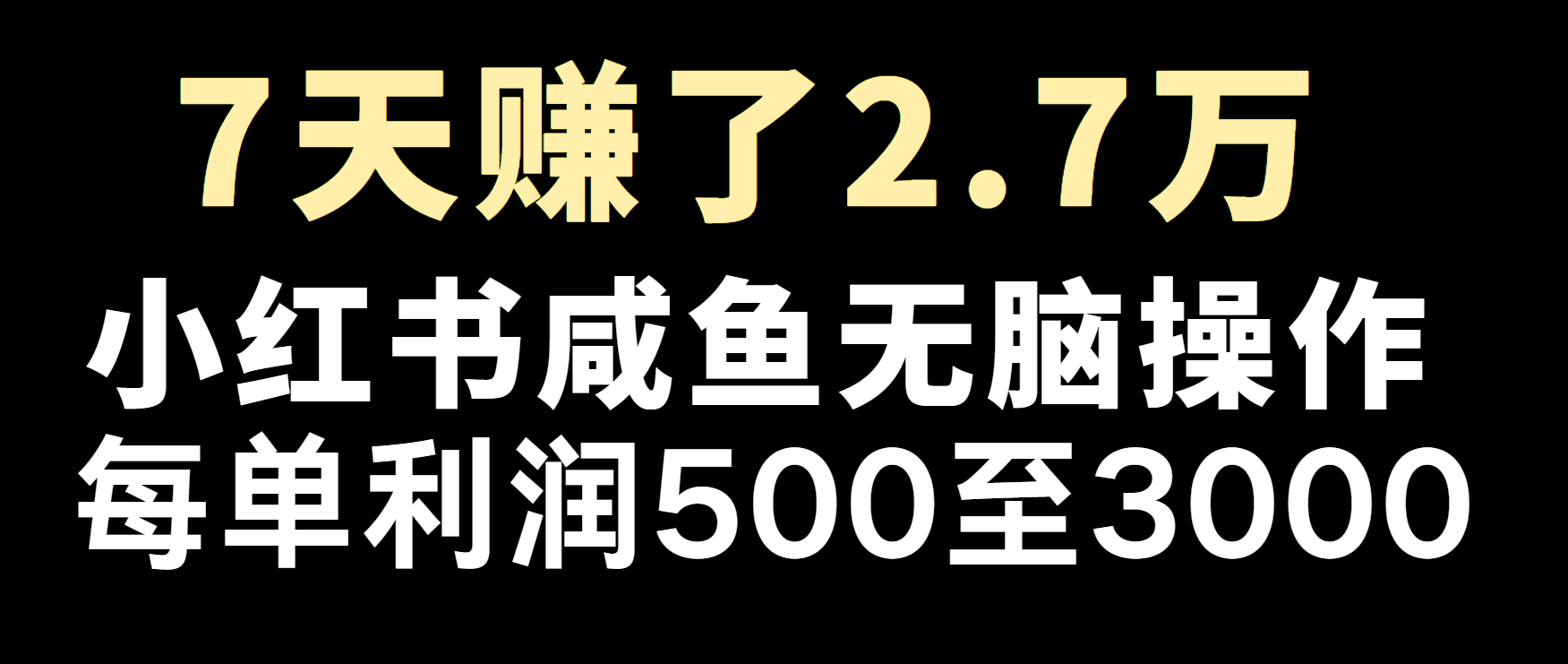 冷门暴利，超级简单的项目0成本玩法，每单在500至4000的利润-AI网创