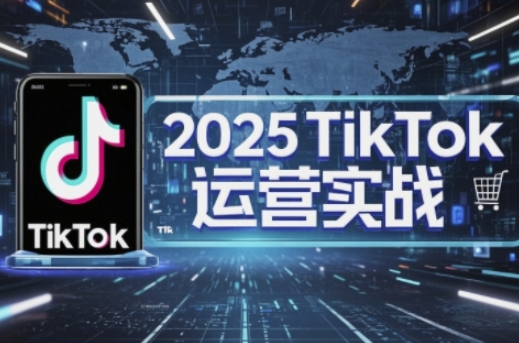 2025TikTok电商运营，掌握TikTok店铺运营核心技巧，实现低成本高转化-AI网创