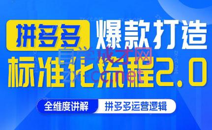 云杉老师·拼多多爆款打造标准化流程2.0-AI网创