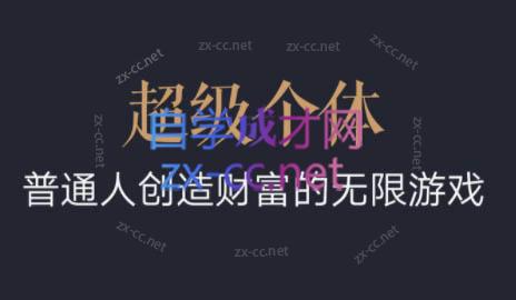 超级个体·普通人创造财富的无限游戏-AI网创