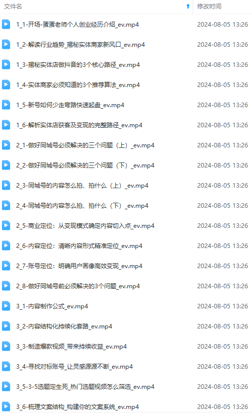 图片[1]-实体店老板获客特训营：认知、定位、文案、矩阵、直播、AI等(72节-AI网创