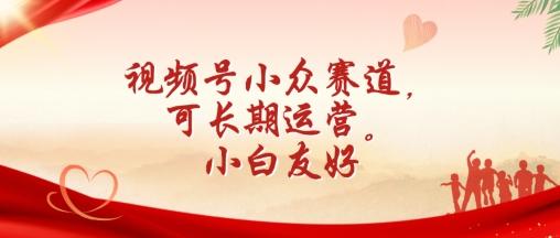 视频号小众赛道，可长期运营，小白友好【揭秘】-AI网创