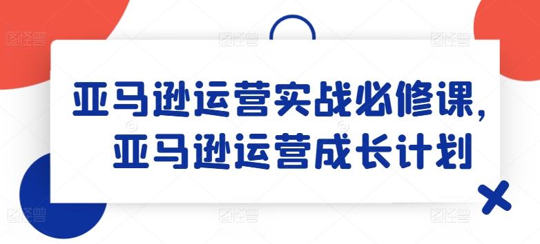 亚马逊运营实战必修课，亚马逊运营成长计划-AI网创